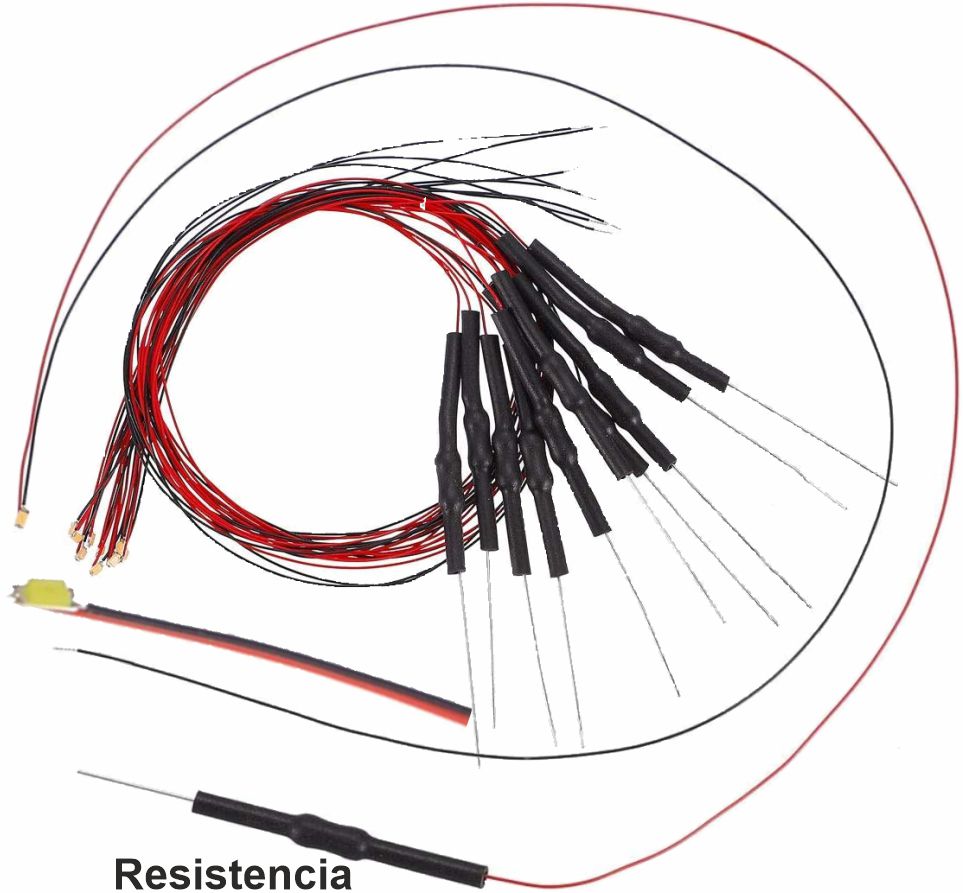 Led Cableado SMD con resistencia